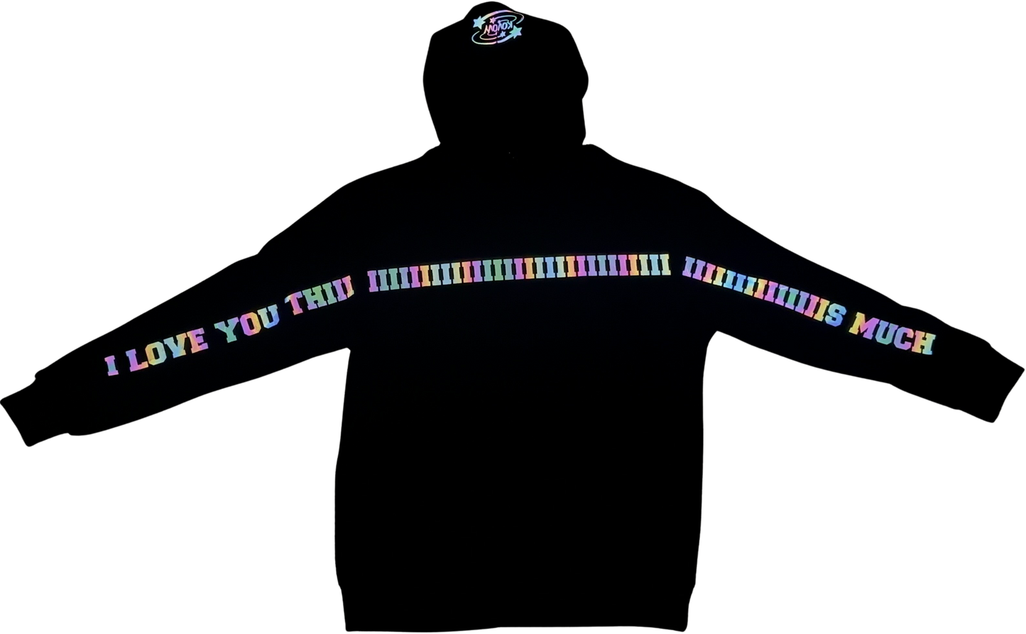 I LOVE YOU THIS MUCH HOODIE - Kovovy