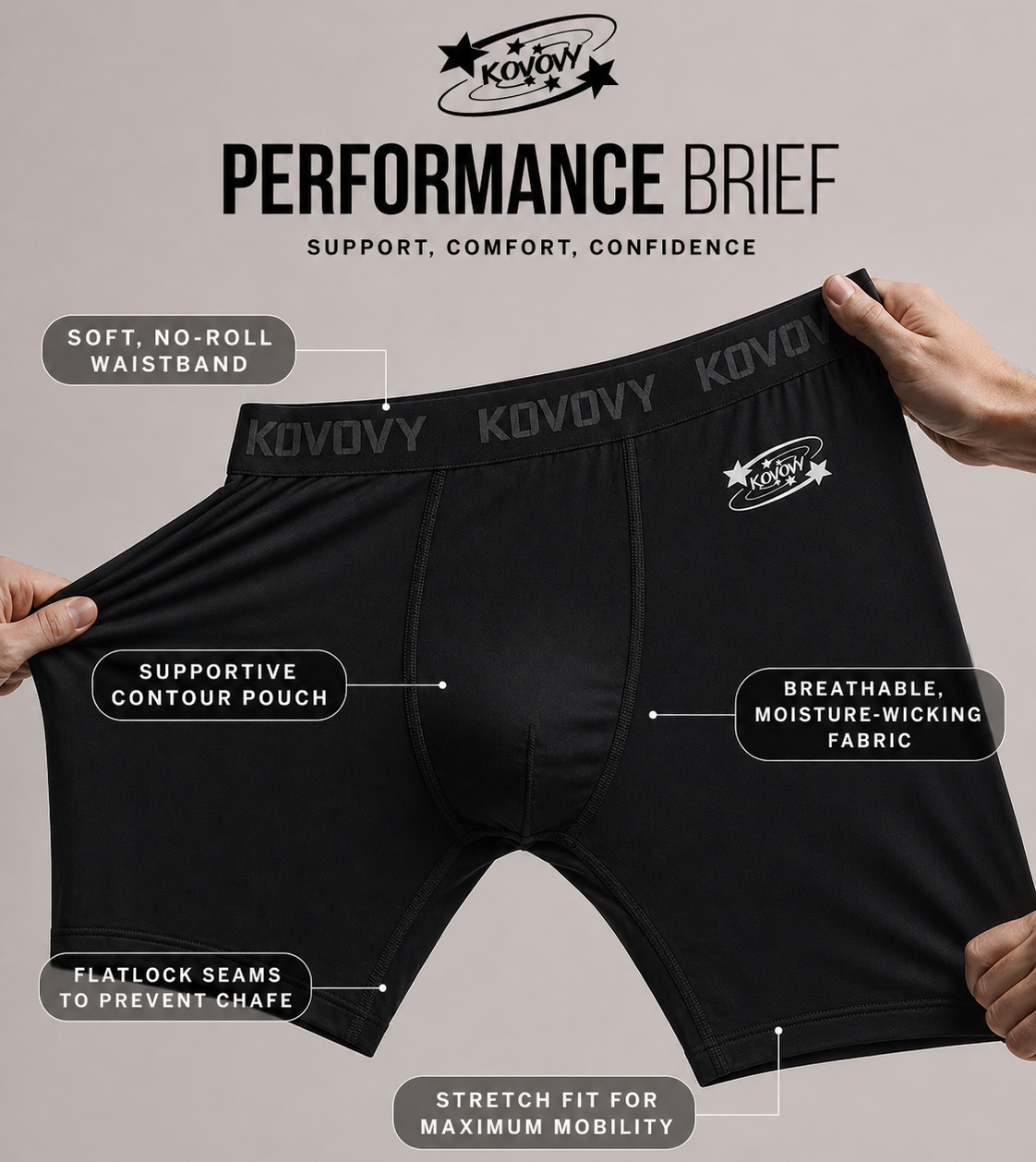 UNISEX COMPRESSION UNDERWEAR - 24/7 COMFORT