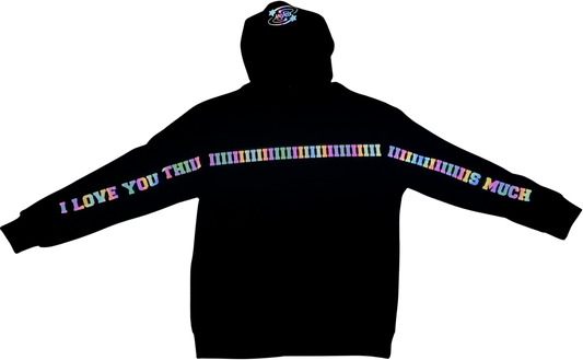 I LOVE YOU THIS MUCH HOODIE - Kovovy